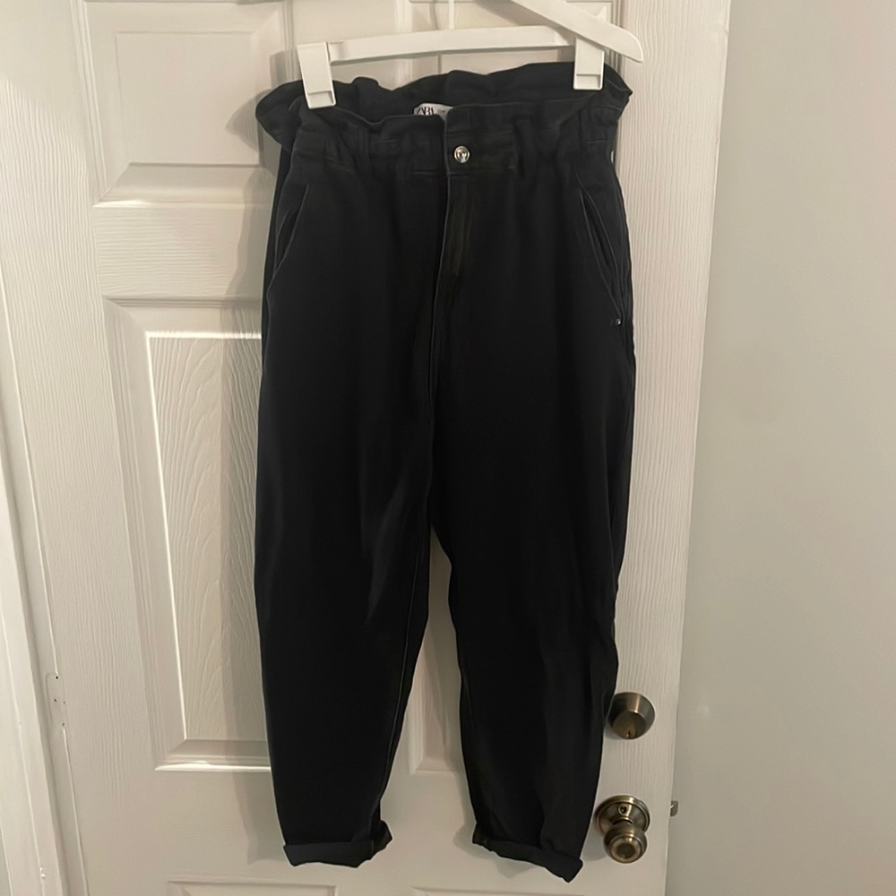 Zara Paperbag Waist Jean